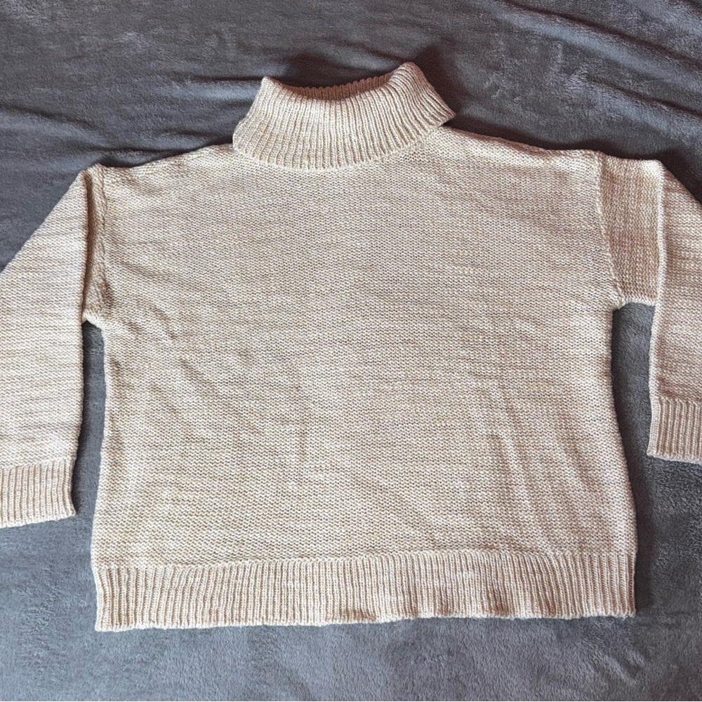 Cozy Cream Turtleneck Sweater